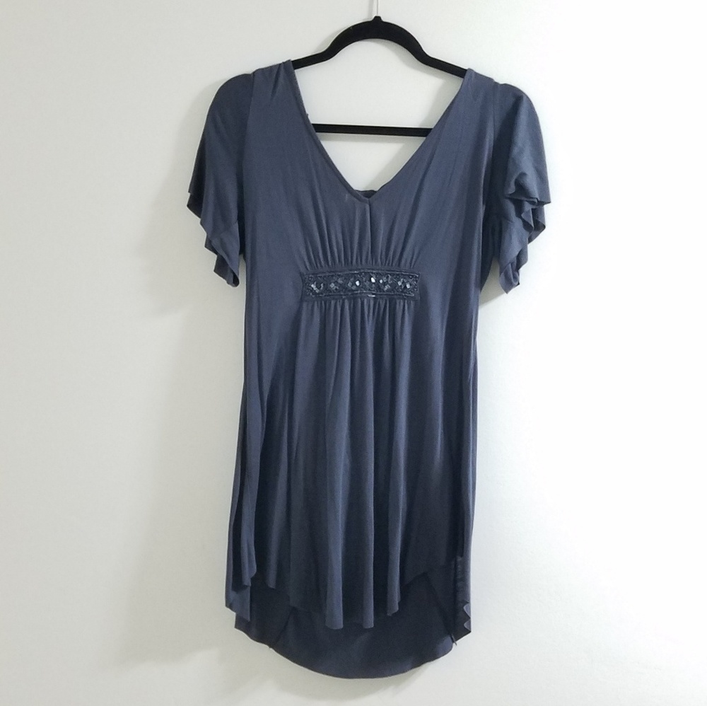 Silence + Noise Tunic Top